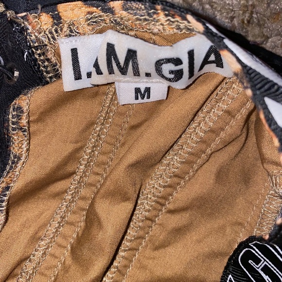 IAMGIA leopard corset top. - Picture 3 of 5